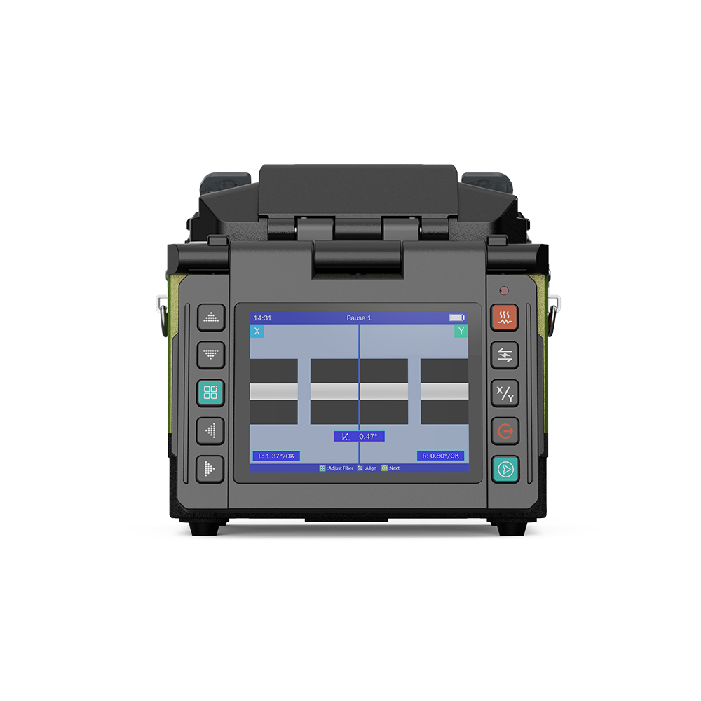 Komshine EX39 Optical Fiber Fusion Splicer 4 Motor FTTH Splicing Machine with Electrodes