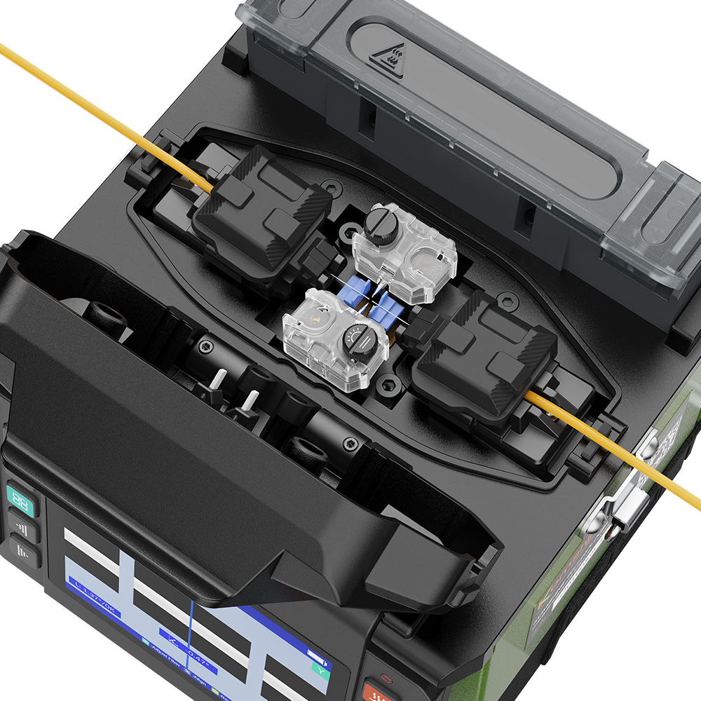 Komshine EX39 Optical Fiber Fusion Splicer 4 Motor FTTH Splicing Machine with Electrodes