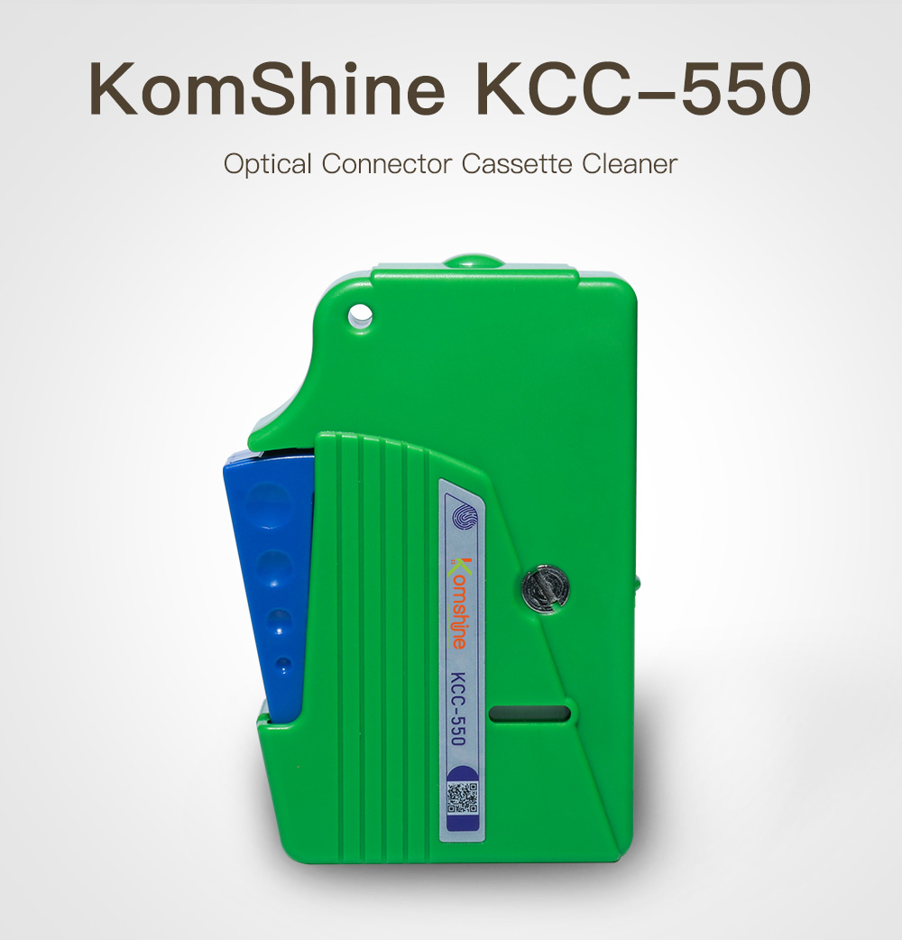 KCC-550 Optical Connector Cassette Cleaner for Fiber Optic Connector Cleaning