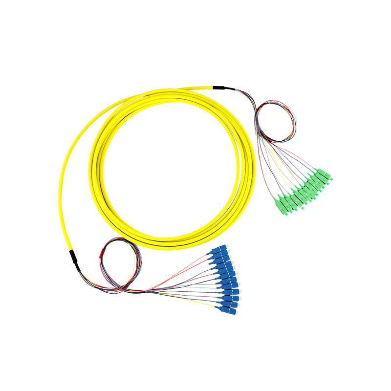 Armored Singlemode Breakout Fiber Patch Cord, LC/UPC, 9/125μm